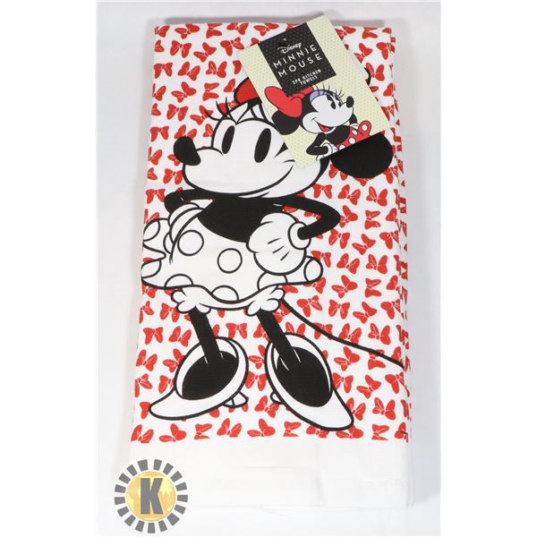 NEW DISNEY 2PC MINI MOUSE KITCHEN TOWEL SET