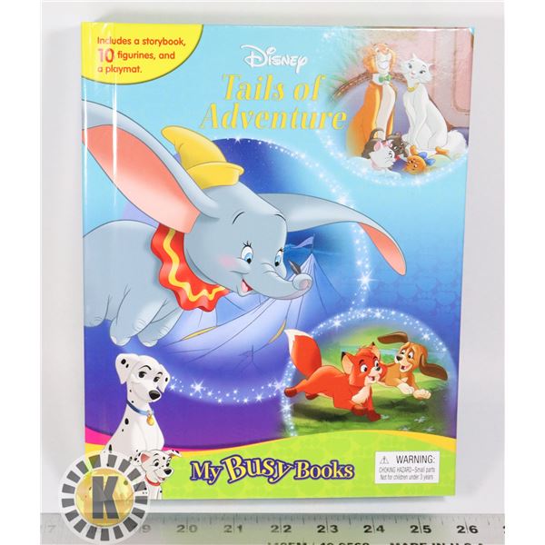 NEW DISNEY TAILS OF ADVENTURE BOOK/ TOY