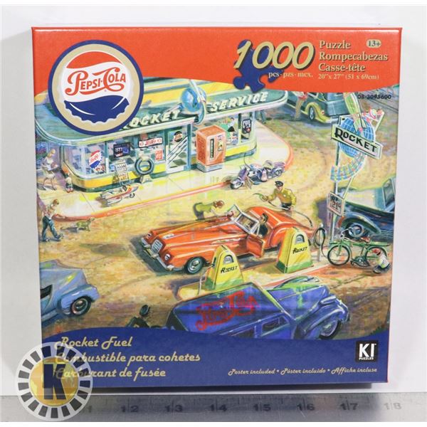NEW PEPSI-COLA 1000PC PUZZLE -CAR