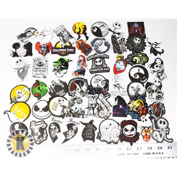 NEW JACK SKELLINGTON THEMED STICKERS