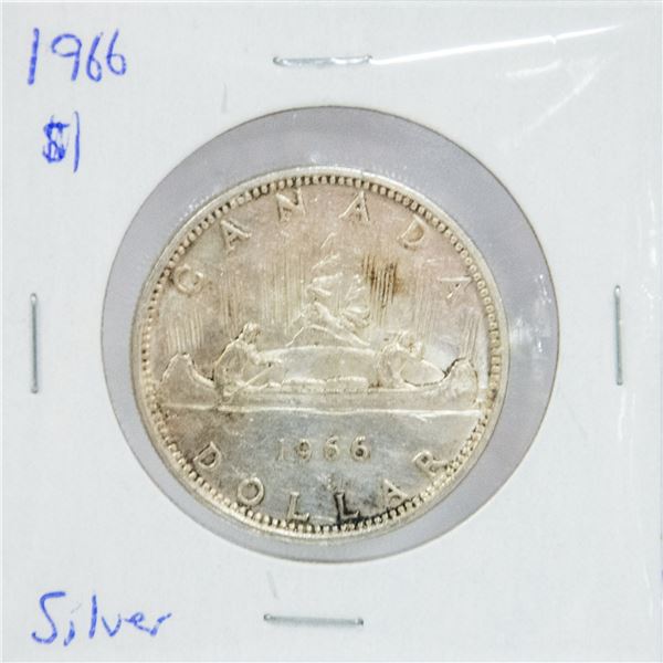 1966 SILVER CANADA $1 DOLLAR COIN