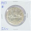 Image 1 : 1953 SILVER CANADA $1 DOLLAR COIN