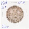 Image 1 : 1908 SILVER NEWFOUNDLAND 50 CENT COIN