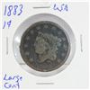 Image 1 : 1883 USA LARGE 1 CENT COIN