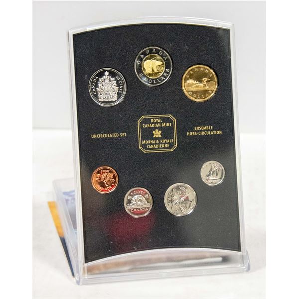 2002 OH CANADA 7 COIN UNC. COIN SET MINT SEALED