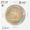 Image 1 : 1973 SILVER CANADA RCMP $1 DOLLAR COIN