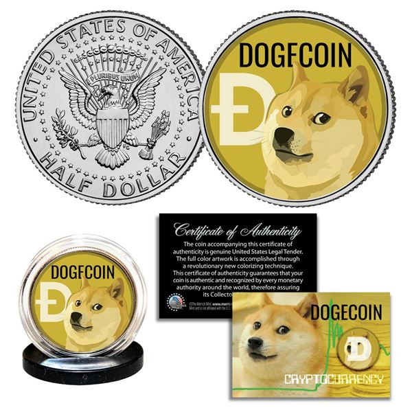 US HALF DOLLAR DOGECOIN COLLECTOR COIN