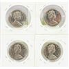 Image 2 : LOT OF 4 CANADIAN 50 CENT PIECES. 1968, 70, 74&76