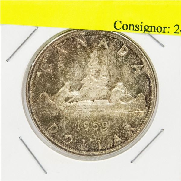 1959 CANADIAN SILVER DOLLAR