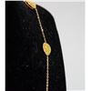 Image 2 : 14KT YELLOW GOLD OPAL NECKLACE