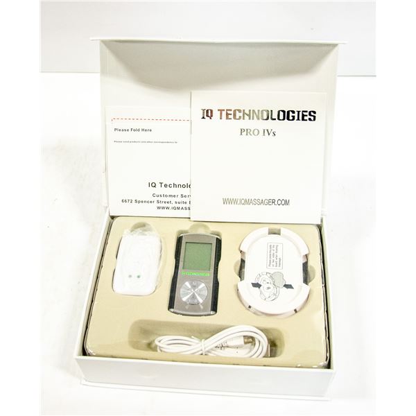 NEW IQ TECHNOLOGIES BLACK PRO IV  TENS MACHINE