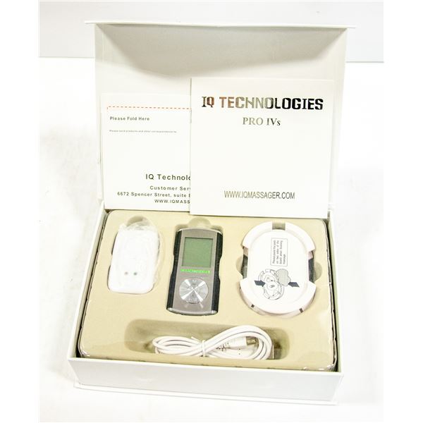 NEW IQ TECHNOLOGIES BLACK PRO IV  TENS MACHINE