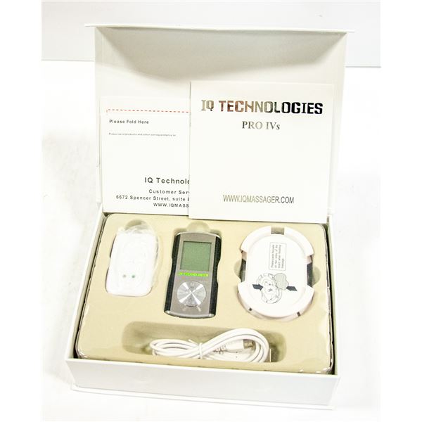 NEW IQ TECHNOLOGIES BLACK PRO IV  TENS MACHINE