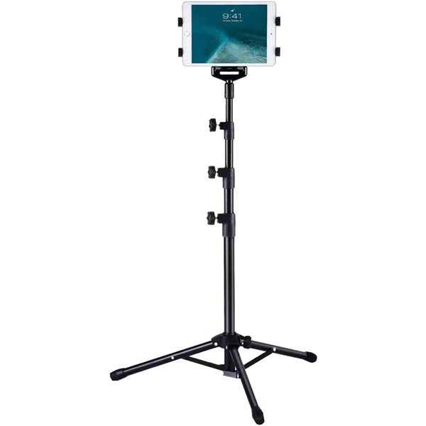 NEWLY ASSEMBLED TRIPOD EXTENDABLE STAND, BLACK