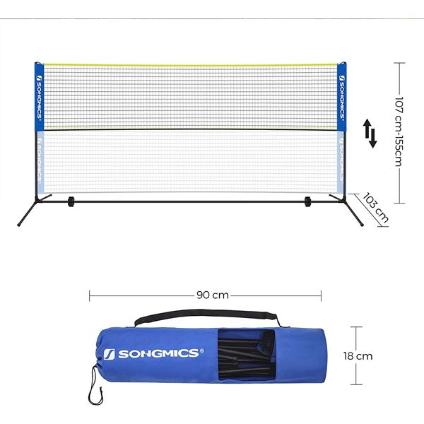 NEW SONGMICS BADMINTON NET SET