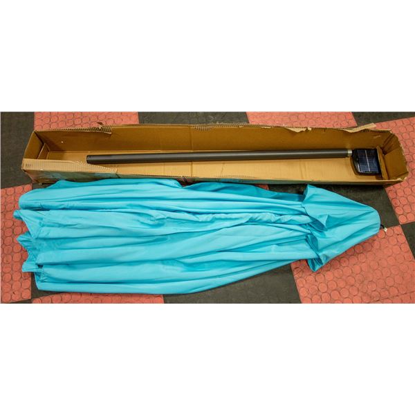 SONGMICS SOLAR POWERED LED PATIO UMBRELLA