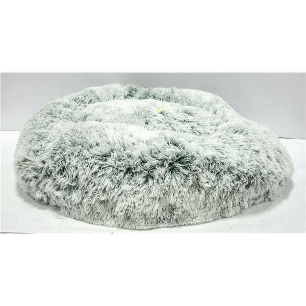 ROUND PET BED WITH MEMORY FOAM PIECE PADDING