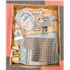 Image 1 : SHOWER PARTS LOT, STAINLESS STEEL