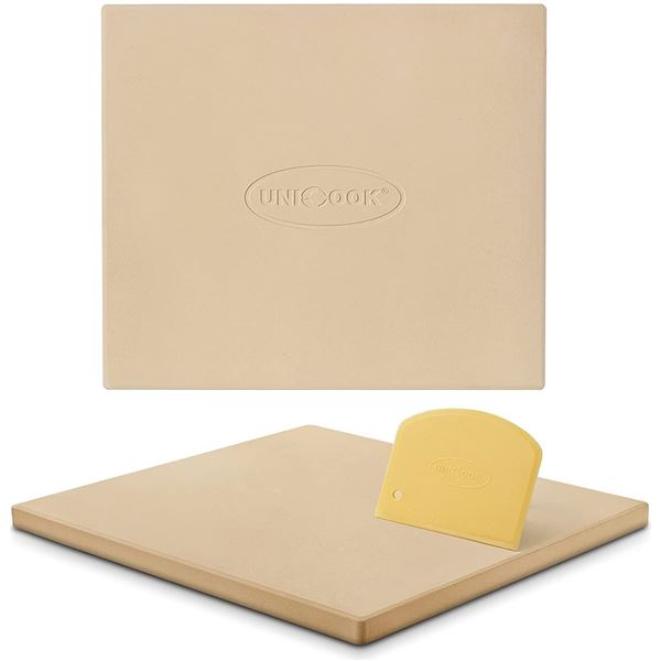 NEW UNICOOK RECTANGULAR COOKING STONE 15X12"