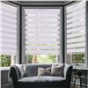 Image 1 : REPACKAGED LUCKUP ZEBRA STRIPE WHITE WINDOW BLIND