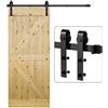 Image 2 : NEW UMAX 6.6' SLIDING BARN DOOR KIT