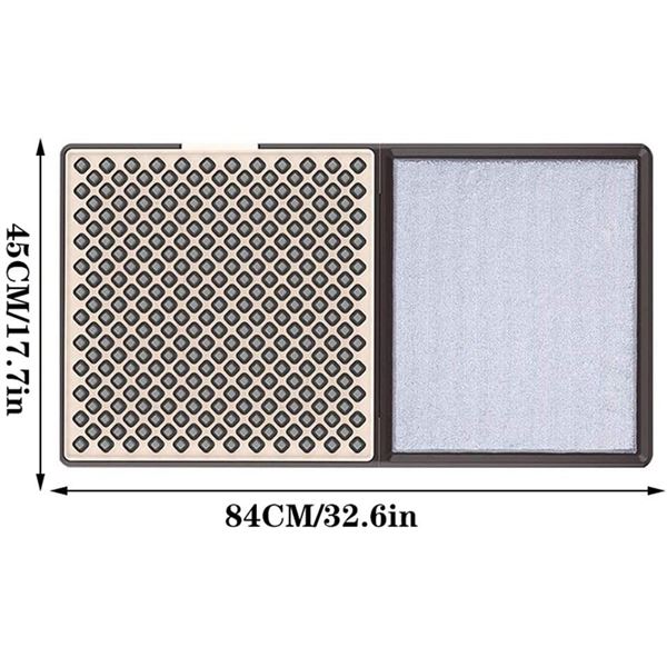 NEW 3D DISINFECTING SHOE CLEANER DOOR MAT