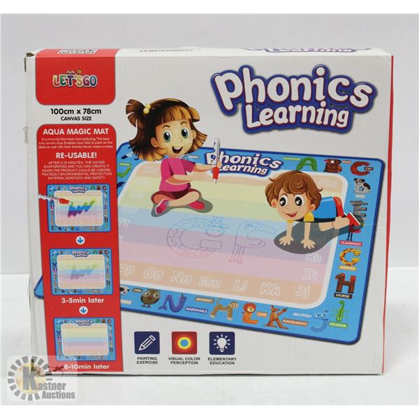 LETS GO PHONICS LEARNING WATER DOODLE MAT