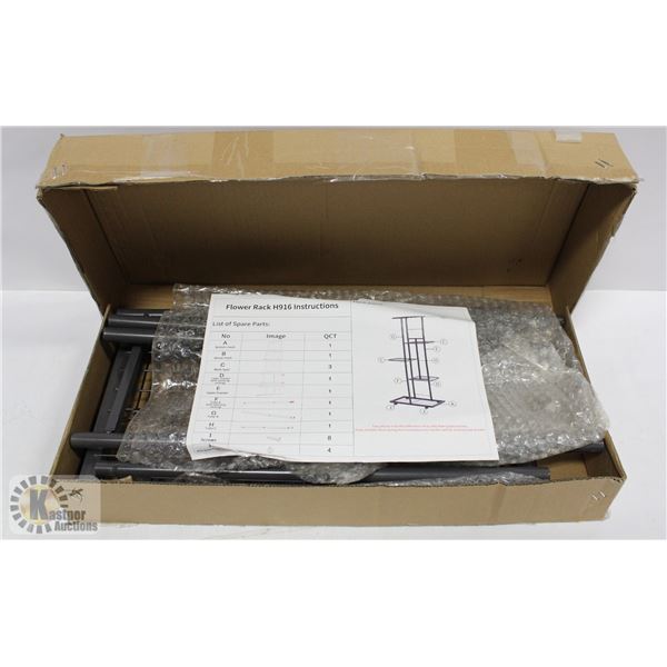 NEW IN BOX 5 TIER METAL FLOWER/PLANT STAND