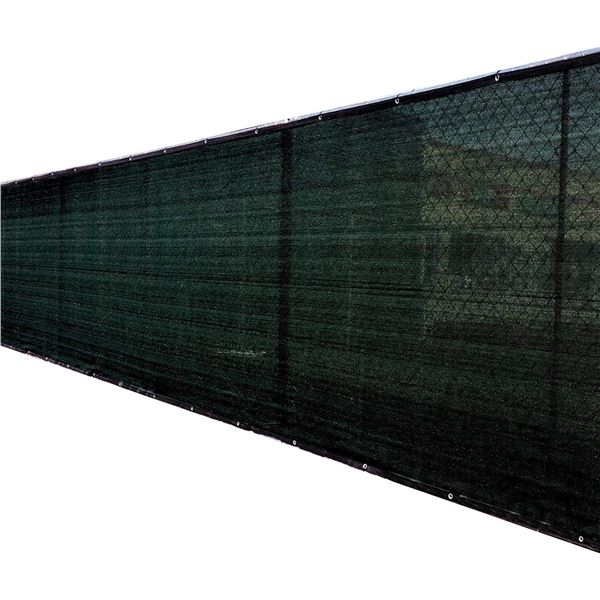 50' GREEN PRIVACY SCREEN FOR FENCE OR PATIO