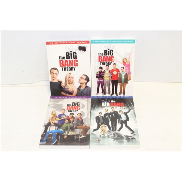 BIG BANG THEORY SEASONS 1-4