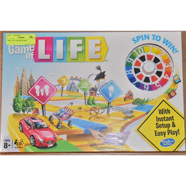 NEW `LIFE` BOARD GAME
