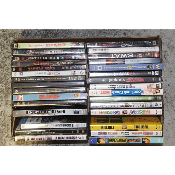 LOT OF 30 DVD MOVIES