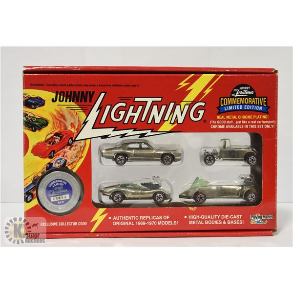 SEALED JOHNNY LIGHTNING LTD ED COMMUTATIVE SET