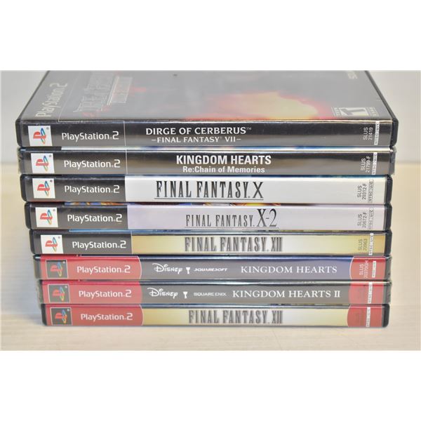 LOT OF PLAYSTATION 2 GAMES FINAL FANTASY