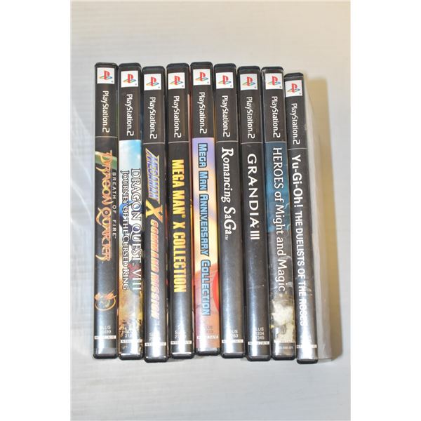 LOT OF PLAYSTATION 2 GAMES STRATEGY