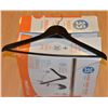 Image 1 : BOX OF WOODEN HANGERS