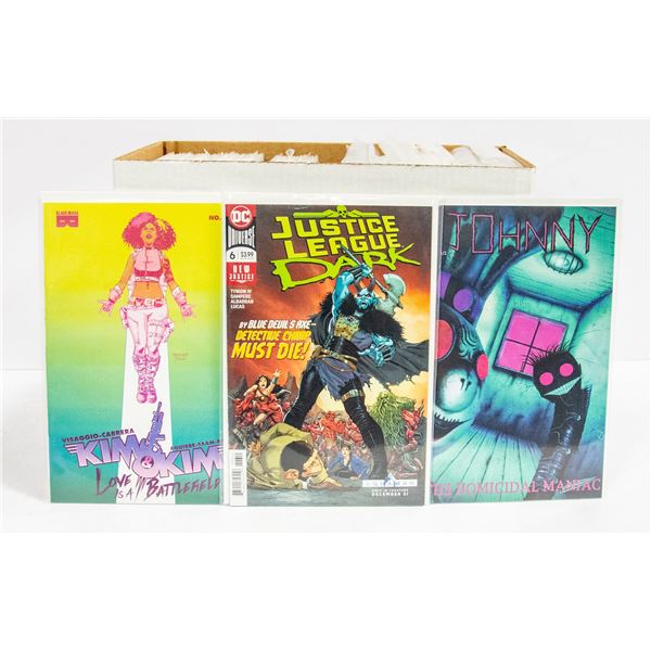 SHORT BOX OF VARIOUS COMICS