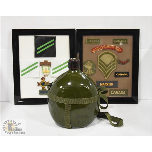 CANADIAN & AUSTRALIAN MILITARY BADGES AND MEDALS