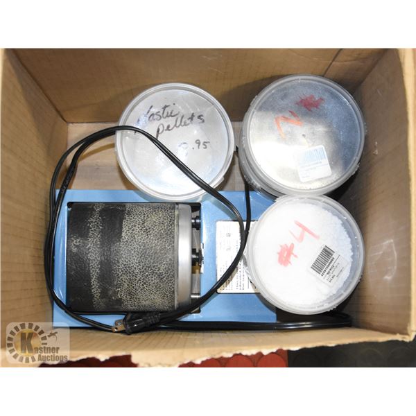 LORTONE MODEL 3A ROCK TUMBLER PLUS ACCESSORIES