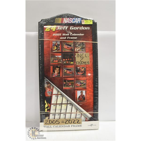 2 NEW NASCAR WOODEN WALL CALENDAR FRAMES