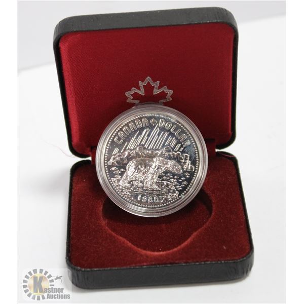 RCM 1980 PROOF SILVER DOLLAR