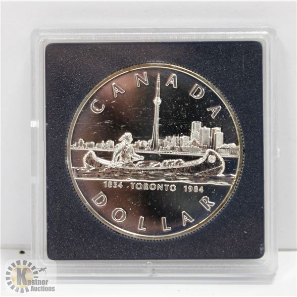 RCM 1984 PROOF SILVER DOLLAR