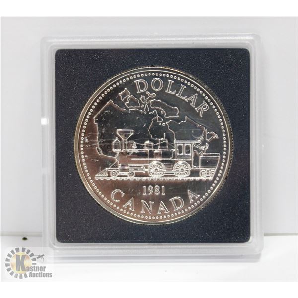 RCM 1981 PROOF SILVER DOLLAR