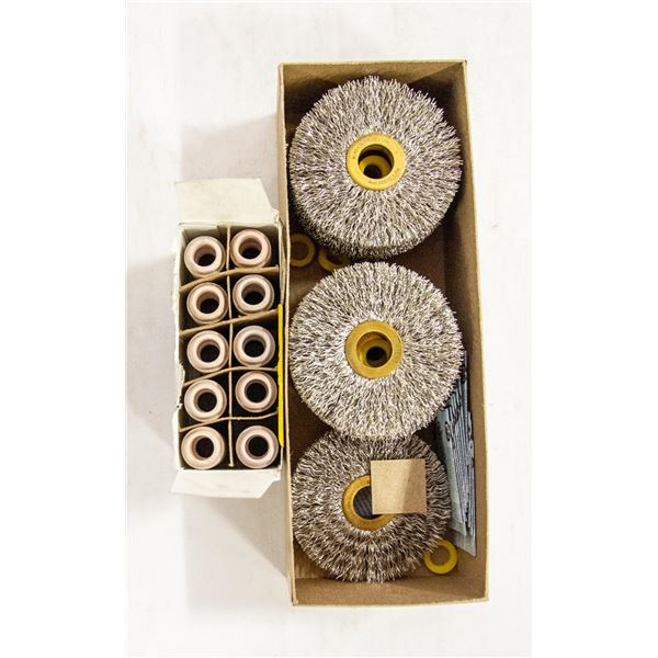 3" CRIMPED WIRE WHEEL + NOZZLE LAVA TIP CUP