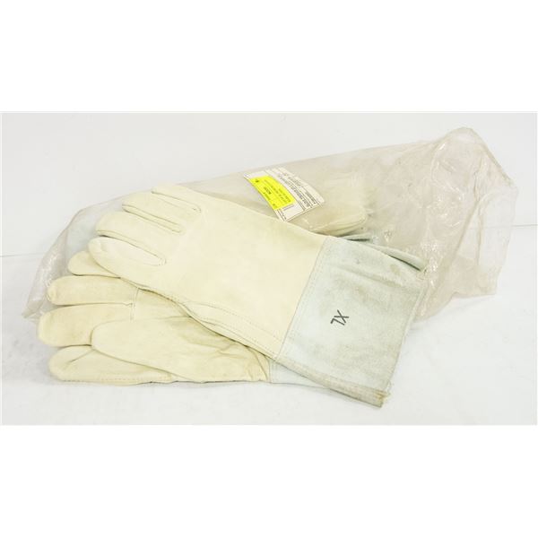 LOT OF XL PREMIUM LEATHER WORK GLOVES