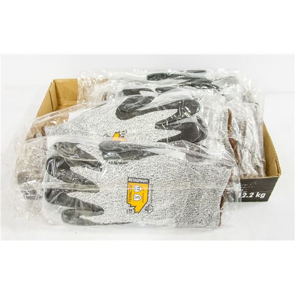 FLAT LOT OF SIZE 12 TENACTIV WORK GLOVES