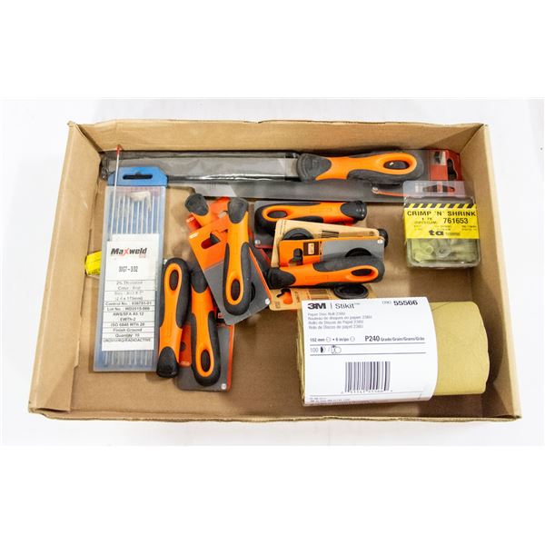 LOT OF ASSORTED TOOLS + ACCESSORIES