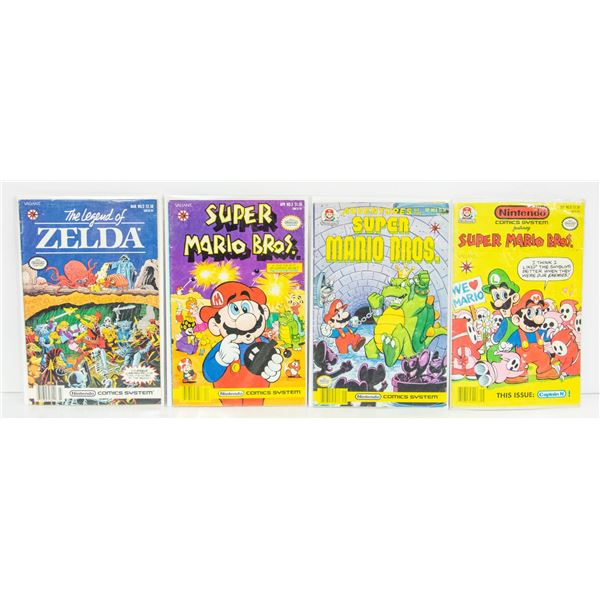 NINTENDO COMICS SET OF 4