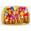 Image 1 : VINTAGE LOT OF 19 TROLLS IN BASKET