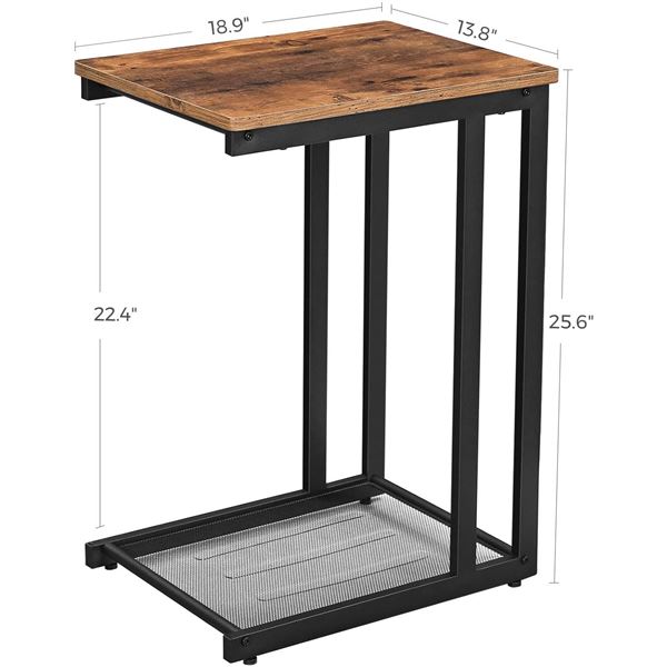NEWLY ASSEMBLED VASAGLE SIDE SERVING TABLE